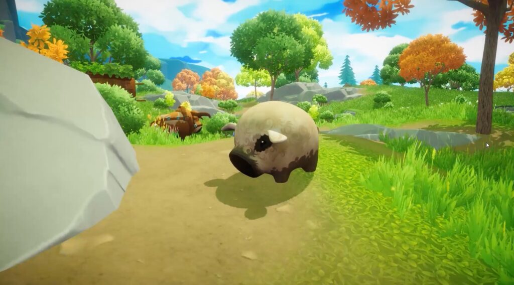 screenshot of peter the pig in the video game