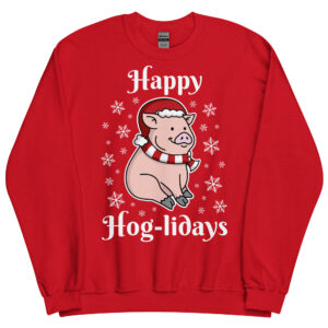 happy hog-lidays shirt