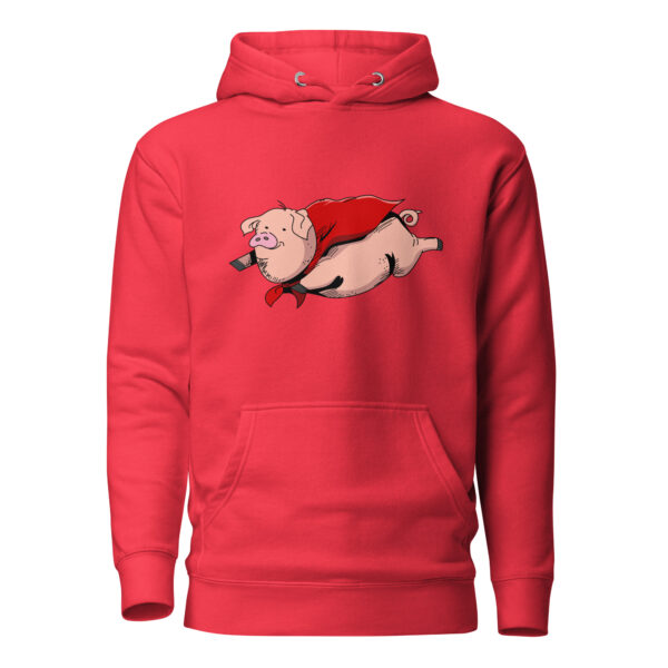 Flying Super Pig Hoodie - Image 6