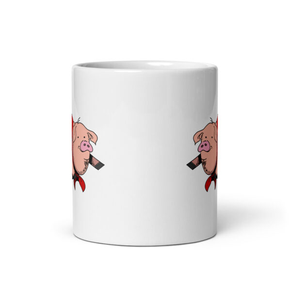 Flying Super Pig Coffee Mug - Image 4