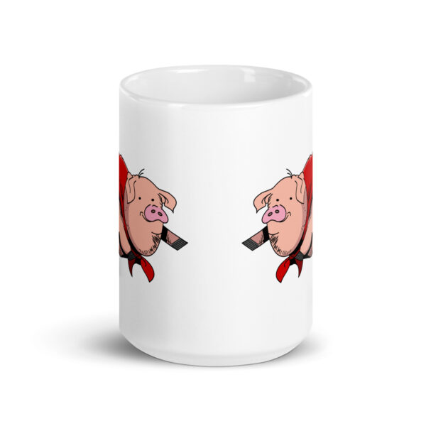 Flying Super Pig Coffee Mug - Image 7