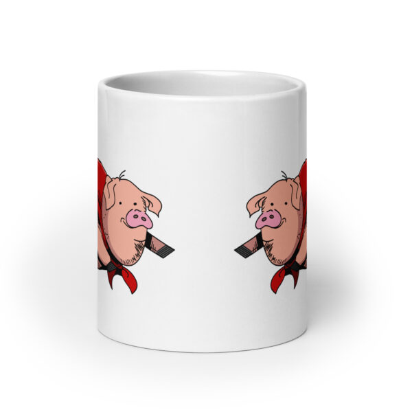 Flying Super Pig Coffee Mug - Image 9