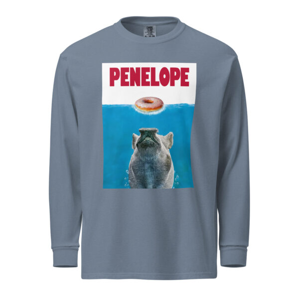 Penelope the Pig as Jaws Long Sleeve Shirt - Image 6