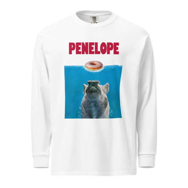 Penelope the Pig as Jaws Long Sleeve Shirt