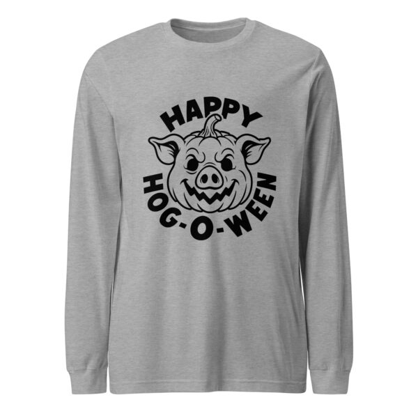 Happy Hog-o-ween Pig Halloween Long Sleeve Shirt - Image 9