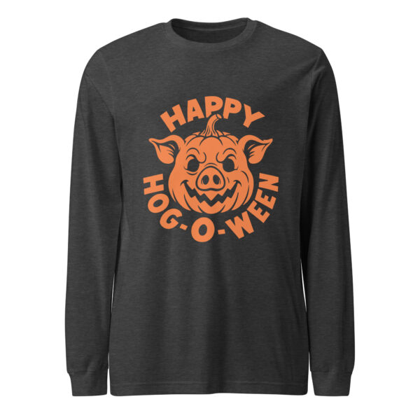 Happy Hog-o-ween Pig Halloween Long Sleeve Shirt - Image 5