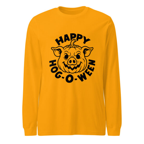 Happy Hog-o-ween Pig Halloween Long Sleeve Shirt - Image 17