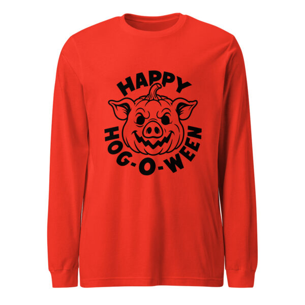 Happy Hog-o-ween Pig Halloween Long Sleeve Shirt - Image 13