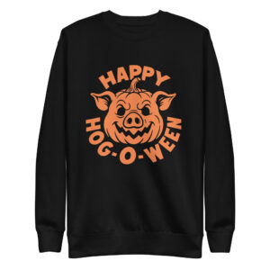 Happy Hog-o-ween Pig Halloween Sweatshirt