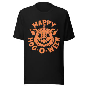 Happy Hog-o-ween Pig Halloween T-Shirt