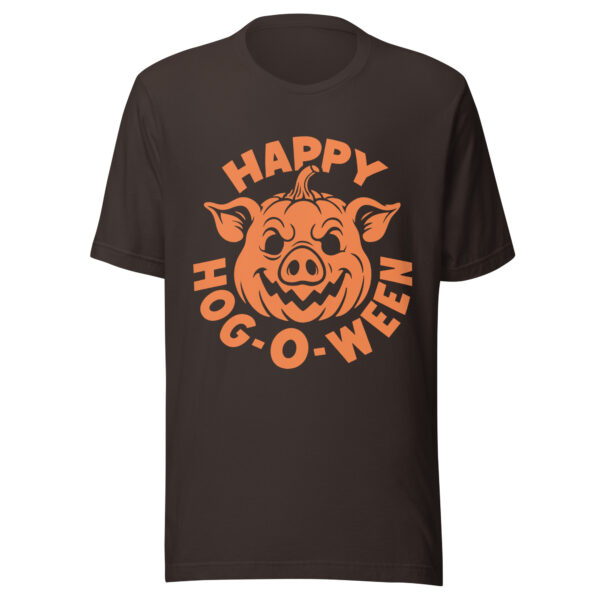 Happy Hog-o-ween Pig Halloween T-Shirt - Image 5