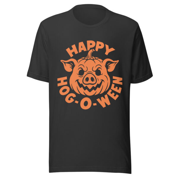Happy Hog-o-ween Pig Halloween T-Shirt - Image 9