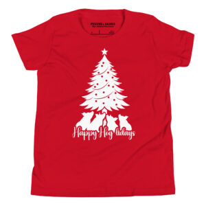 Happy Hog-lidays Tree Youth T-Shirt