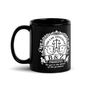 Law Offices of B and Z Black Coffee Mug