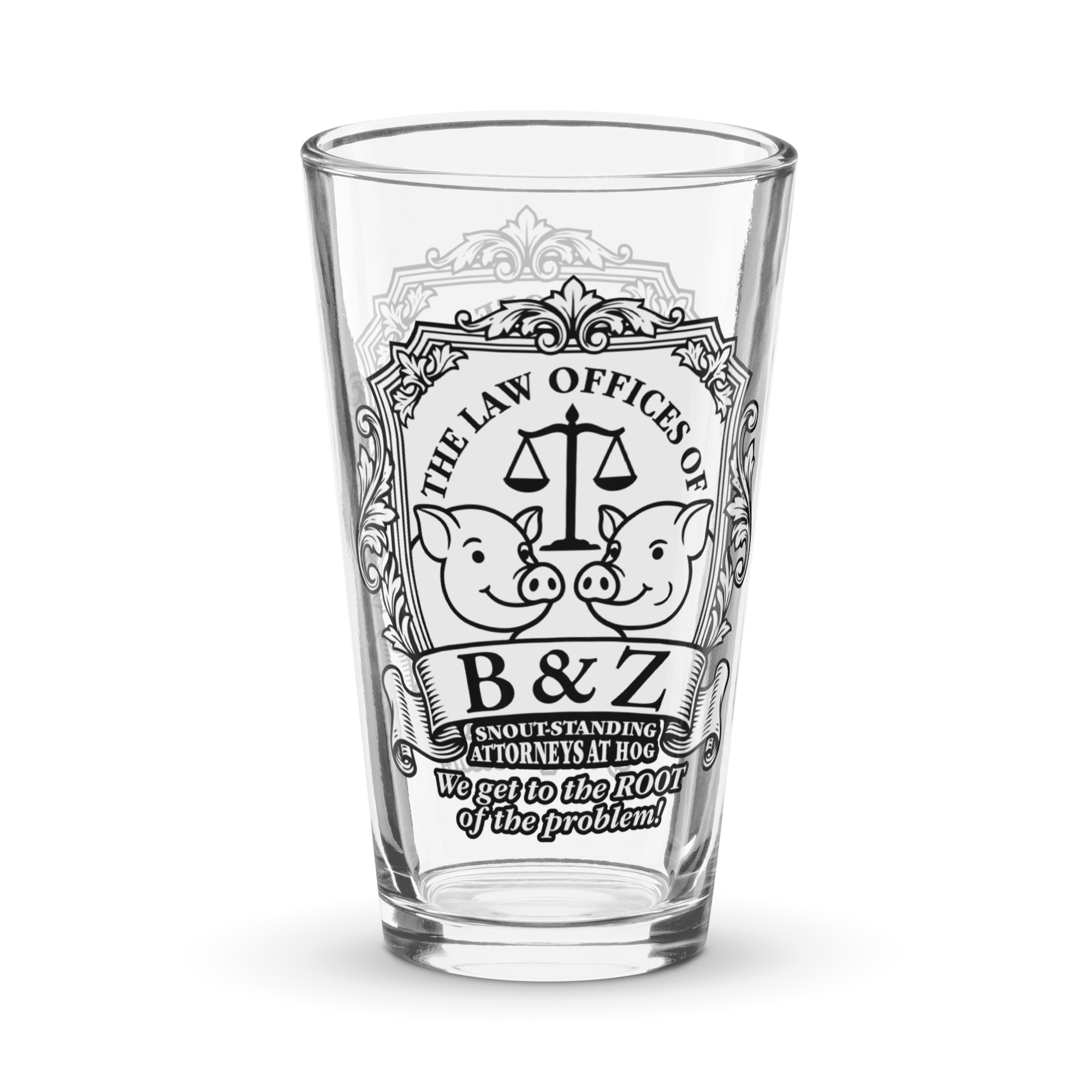 Law Offices of B and Z Pint Glass - Image 4