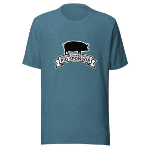 PB Proud Pig Sponsor Banner Unisex T-shirt